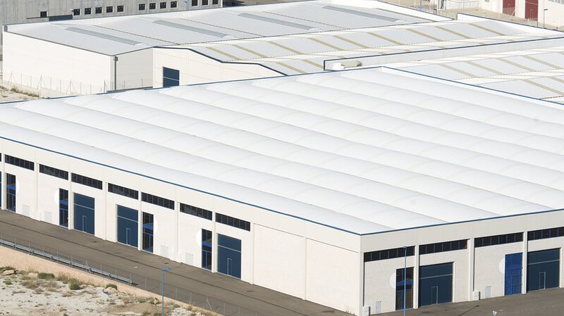 large white warehouse