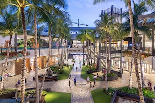 Ala Moana Center palm tree court