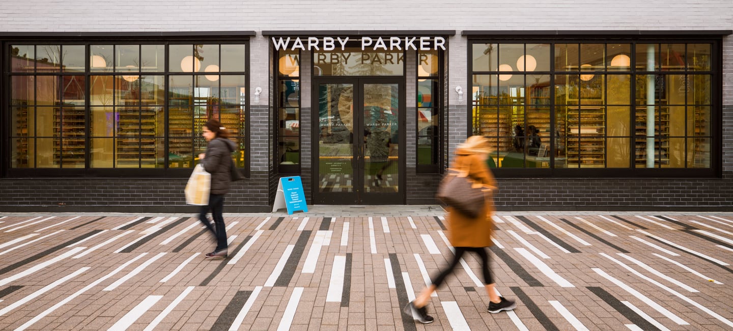 Warby Parker storefront