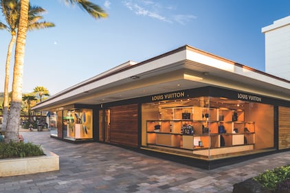 Louis Vuitton storefront Whalers Village