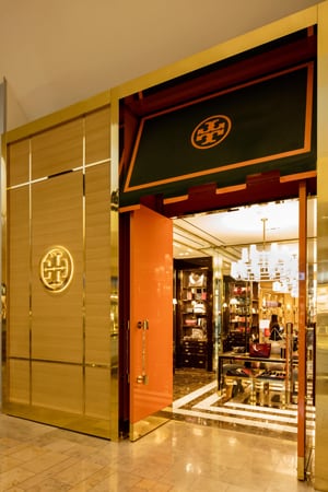 Tory Burch store exterior FSLV