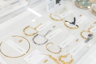 Carts jewelry display
