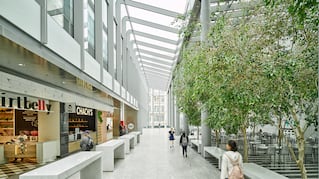 interior food court atrium