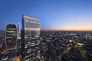 City view of One Leadenhall from Bishopsgate