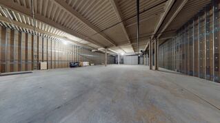 Large empty warehouse space