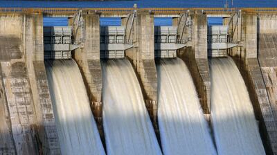 close up of dam