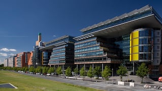 Picture of office building on a sunny day