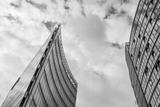 Exterior upshot of Potsdamer Platz buildings