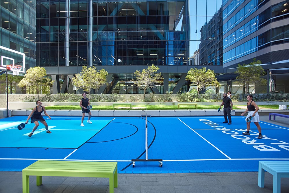 pickleball courts at Brookfield Place Perth