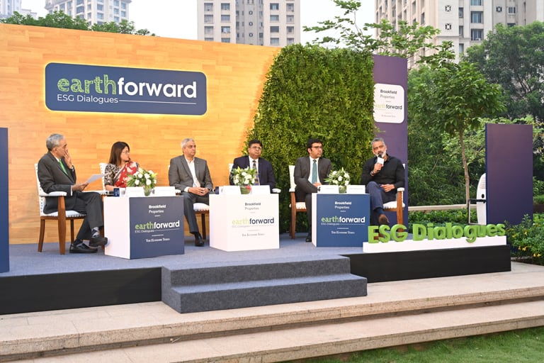 EarthForward panel at outside stage