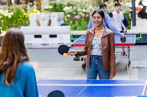Ping Pong with The Push at Brooklyn Commons