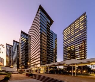 Several high rise buildings