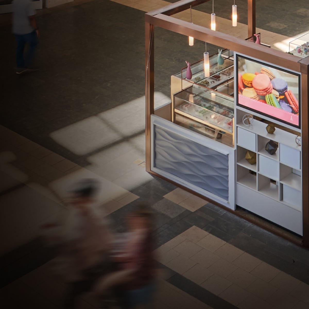 cart in mall