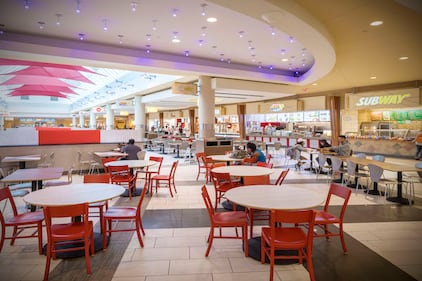 Cumberland Mall food court interior