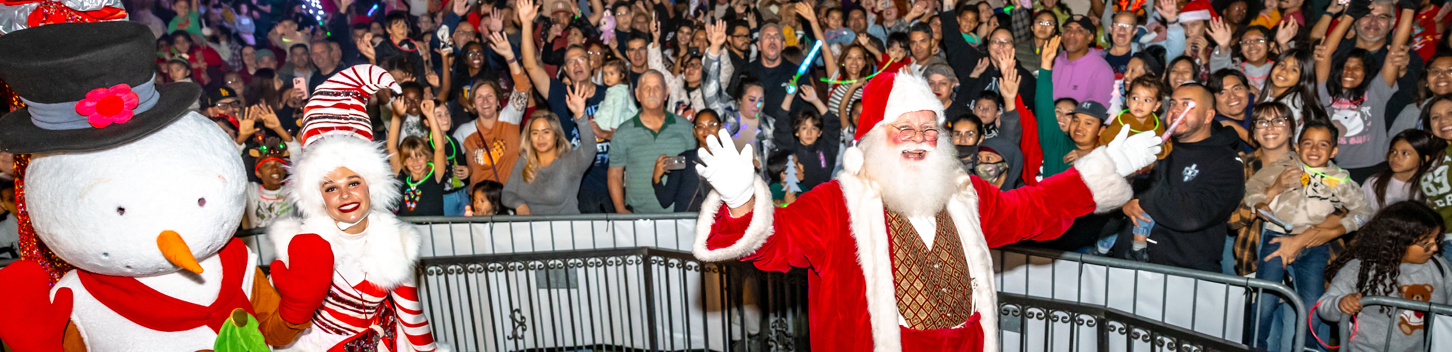Santa at community event