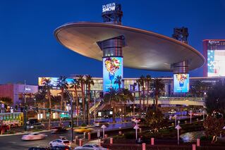 Exterior of Fashion Show Las Vegas shopping mall