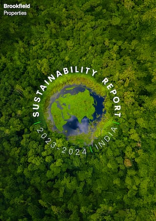 forest with the image of earth in the center